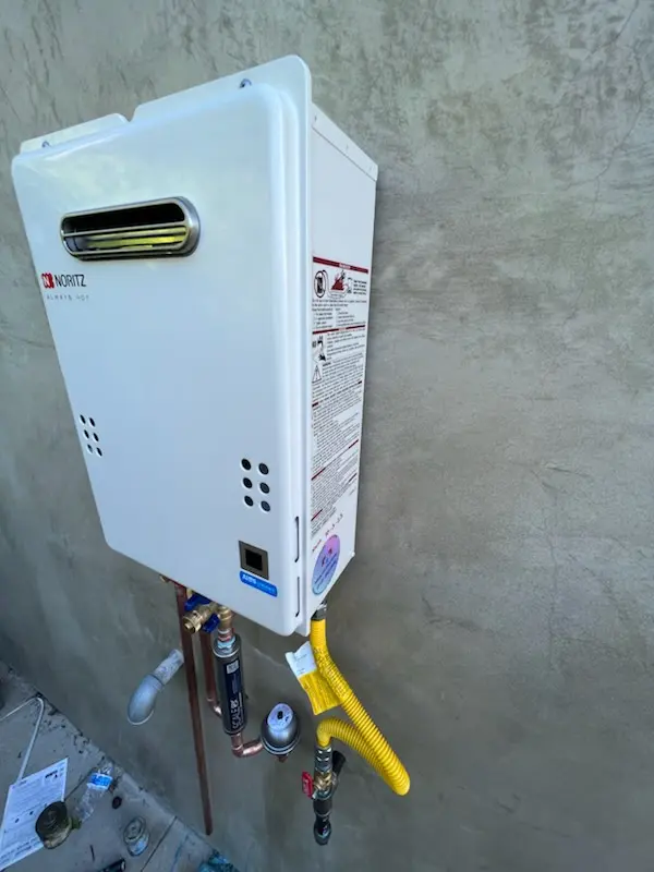 Tankless water heater installation for Pine Bay homes